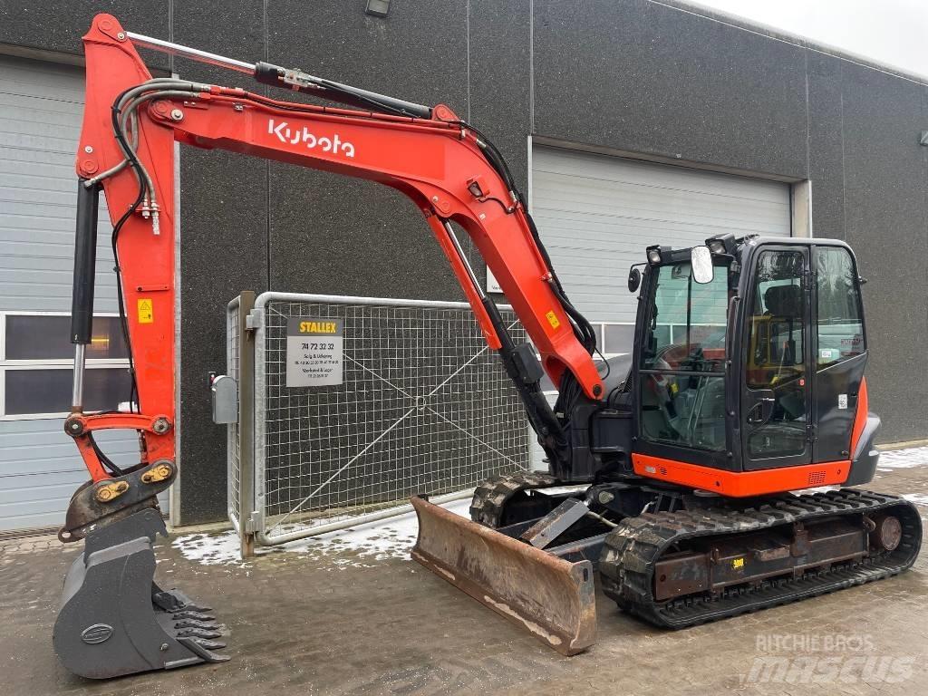 Kubota KX080-4a 中型挖土機/掘鑿機/挖掘機 7t-12t
