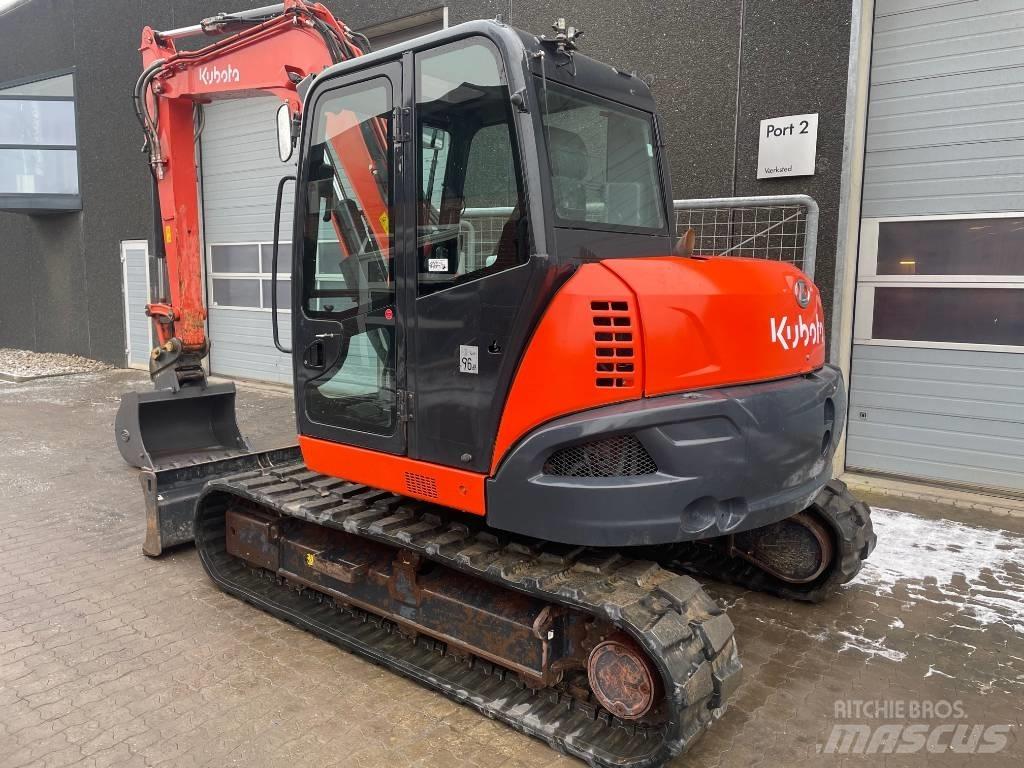 Kubota KX080-4a 中型挖土機/掘鑿機/挖掘機 7t-12t