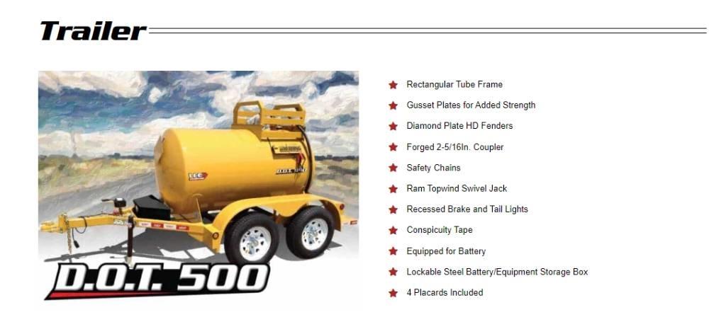  LEEAGRA DOT 500 罐體拖車