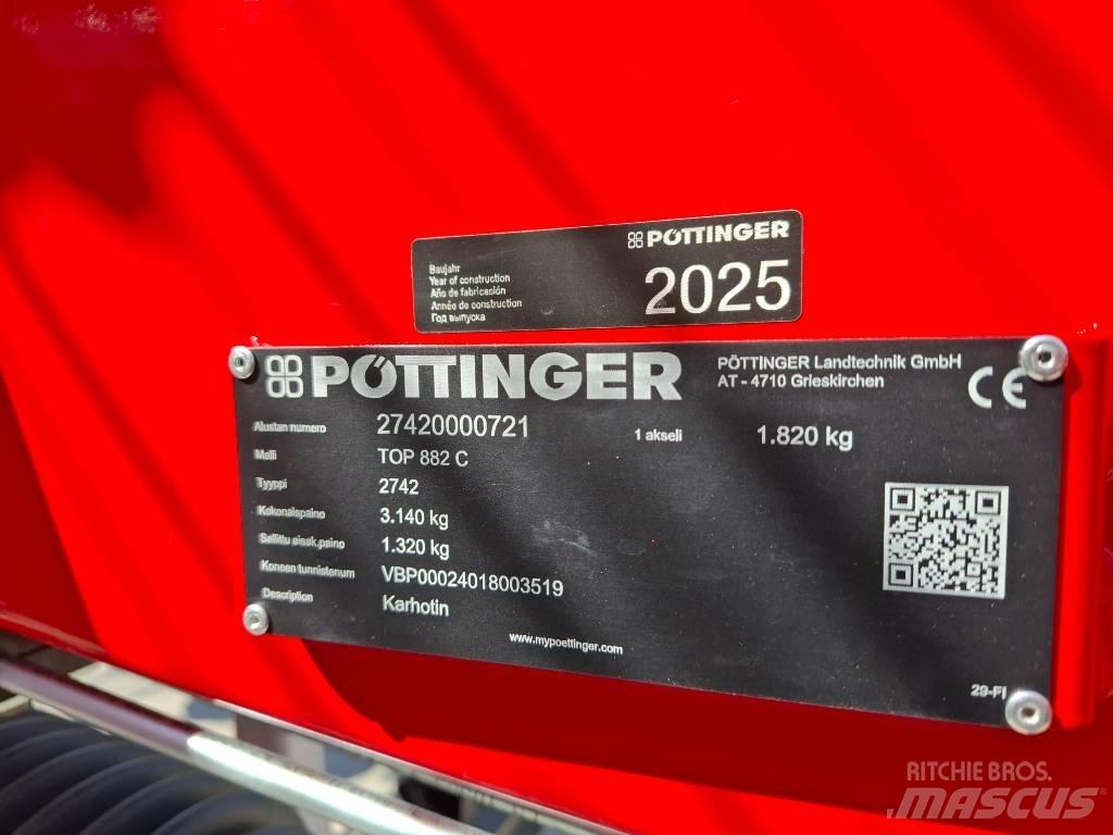 Pöttinger TOP 882C 堆草機