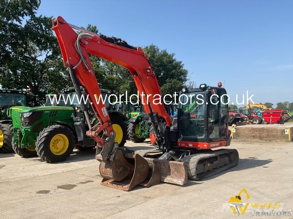 Kubota KX 080-4 中型挖土機/掘鑿機/挖掘機 7t-12t
