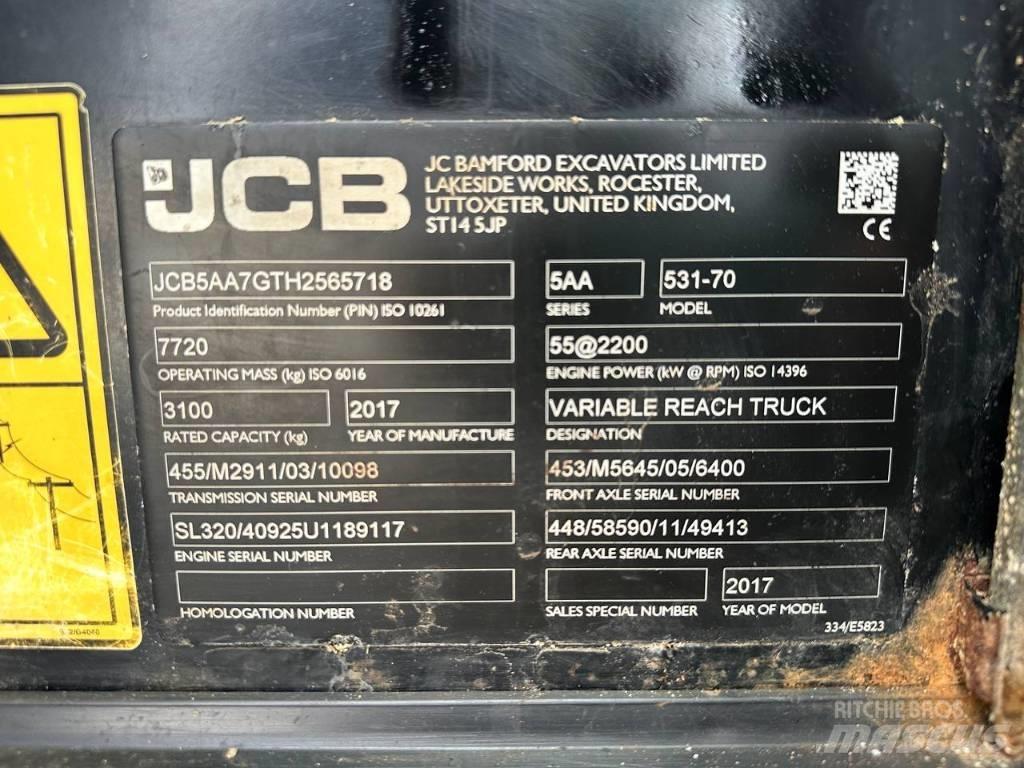 JCB 531-70 伸縮臂操作車