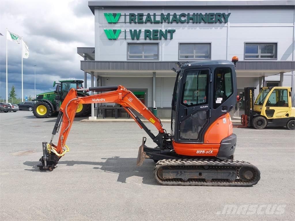 Kubota U25-3 小型挖土機/掘鑿機<7t(小型挖掘機)