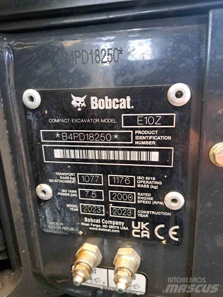 Bobcat E10Z 小型挖土機/掘鑿機<7t(小型挖掘機)