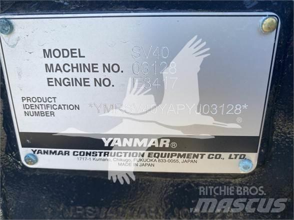Yanmar SV40 小型挖土機/掘鑿機<7t(小型挖掘機)