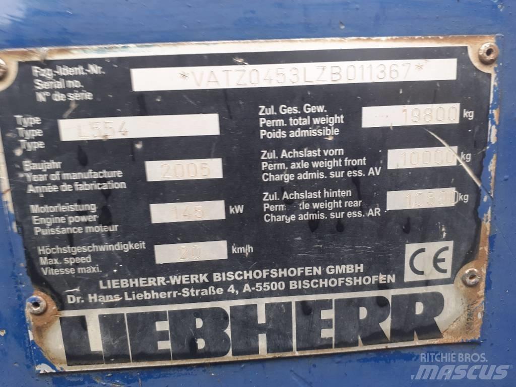 Liebherr L 554 輪胎式裝載機