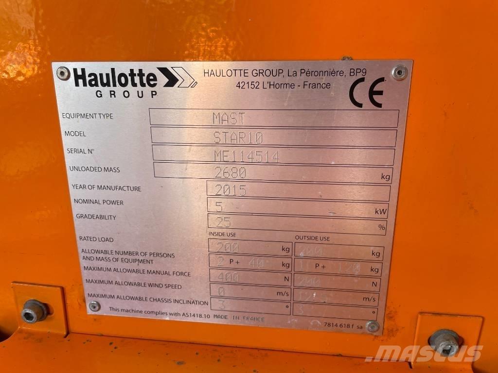Haulotte Star 10 垂直升降工作台
