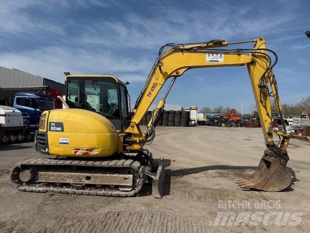 Komatsu PC 80 中型挖土機/掘鑿機/挖掘機 7t-12t