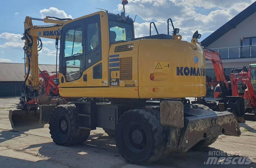 Komatsu PW148-10 旋轉式挖土機/掘鑿機/挖掘機
