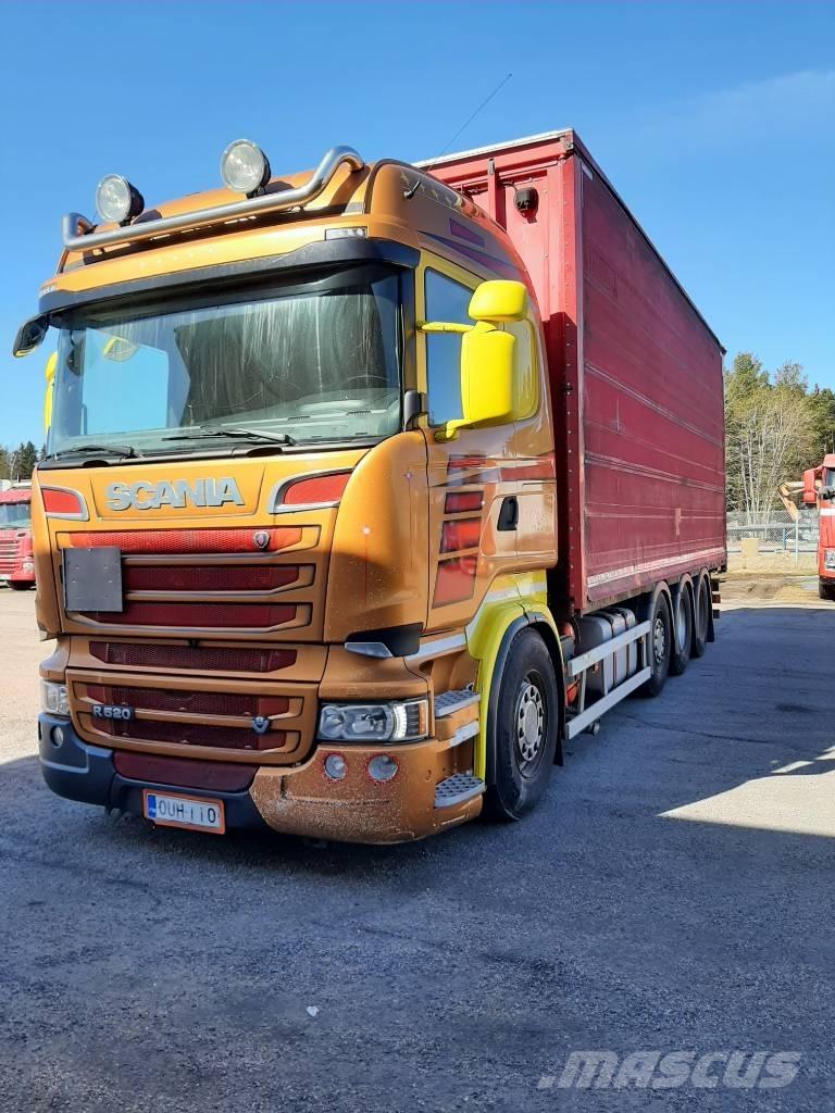 Scania R 520 篷布卡車