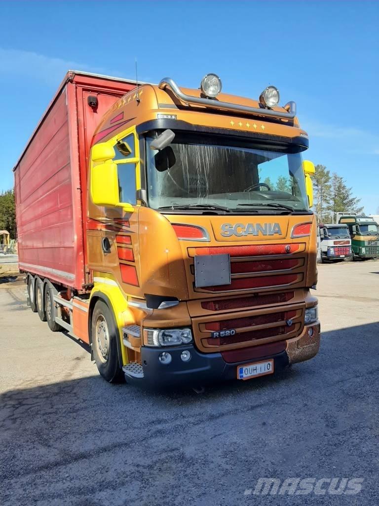 Scania R 520 篷布卡車
