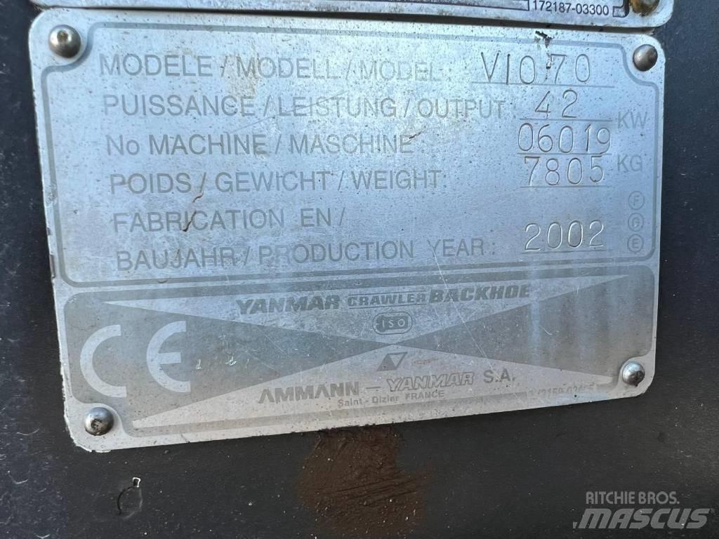 Yanmar Vio 70 履帶式 挖土機/掘鑿機/挖掘機