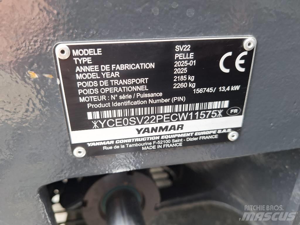 Yanmar SV 22 小型挖土機/掘鑿機<7t(小型挖掘機)