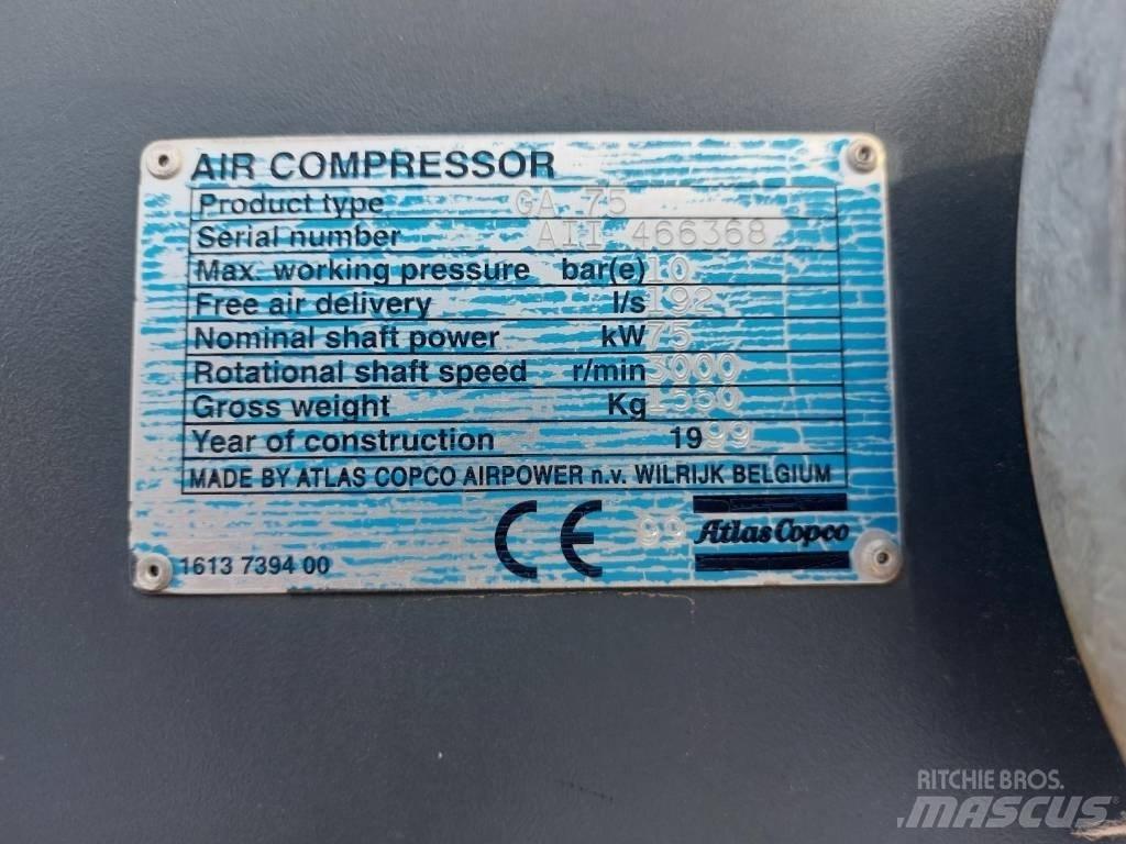 Atlas Copco GA 75 空氣壓縮機
