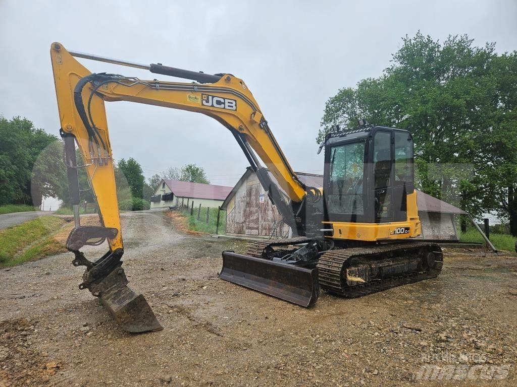 JCB 100 C 中型挖土機/掘鑿機/挖掘機 7t-12t