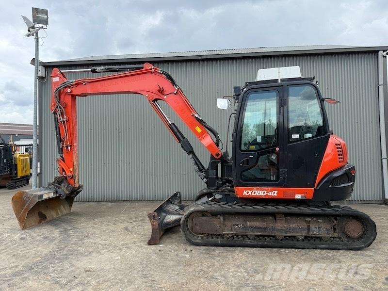 Kubota KX 080-4 中型挖土機/掘鑿機/挖掘機 7t-12t