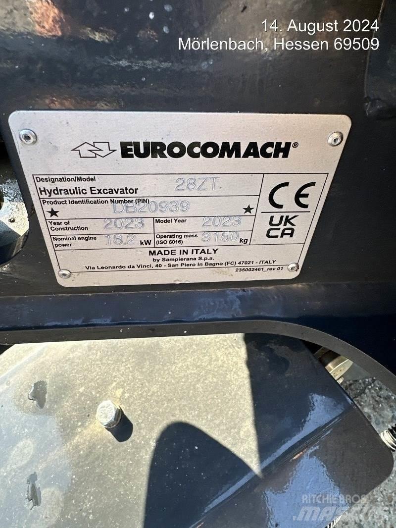 Eurocomach 28ZT 小型挖土機/掘鑿機<7t(小型挖掘機)