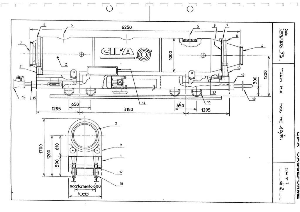 Cifa MC 40/EI 混凝土配件
