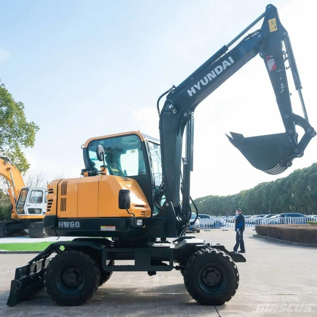 Hyundai HW 60 小型挖土機/掘鑿機<7t(小型挖掘機)