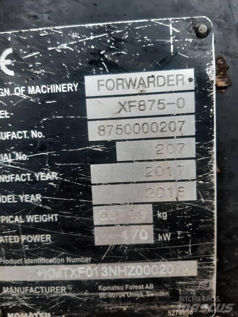 Komatsu 875 集運機