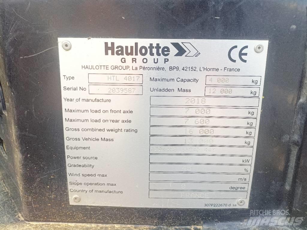 Haulotte HTL4017 伸縮臂操作車