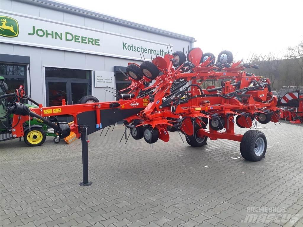 Kuhn GF 17003 T 耙與翻草機