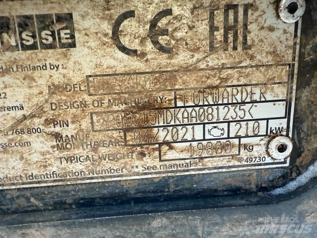 Ponsse BUFFALO 8W 集運機