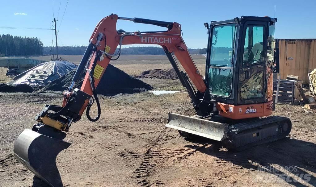 Hitachi Zaxis 26 U 小型挖土機/掘鑿機<7t(小型挖掘機)