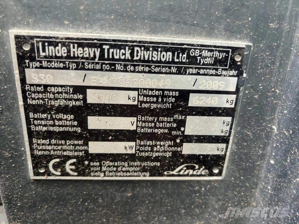 Linde S30 Diesel 鏟裝機