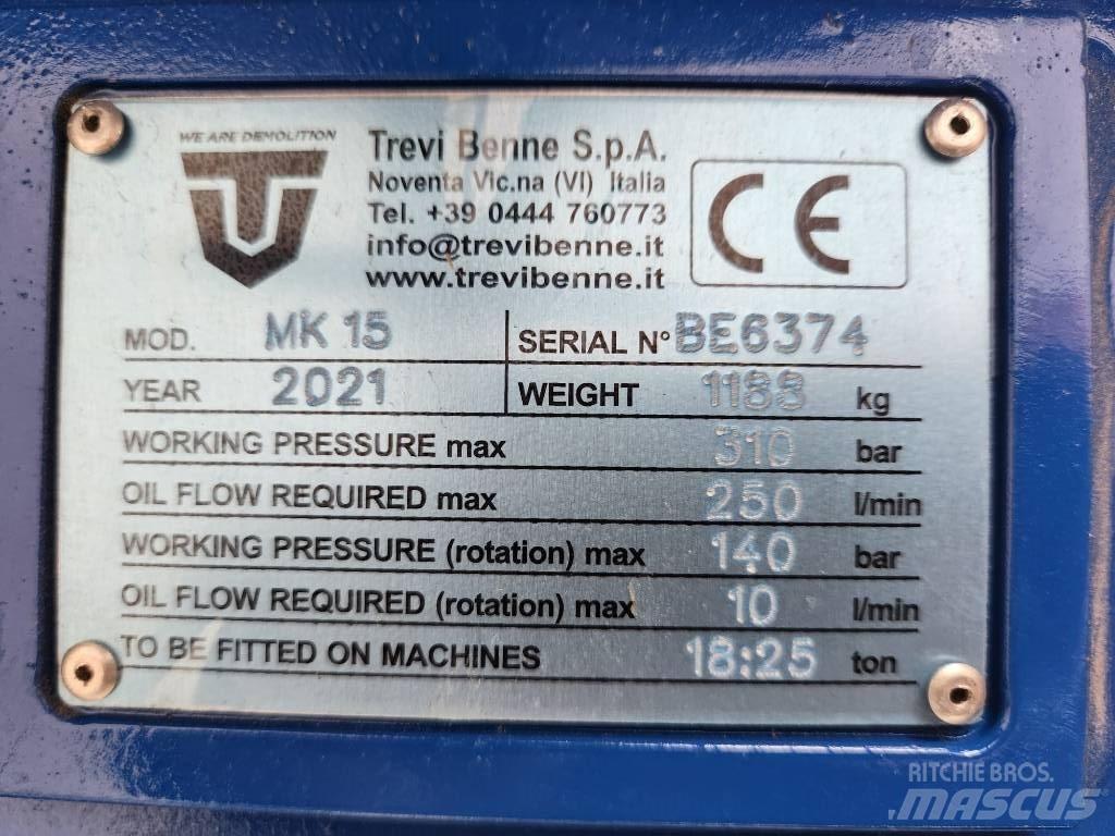 Trevibenne MK15 破碎機