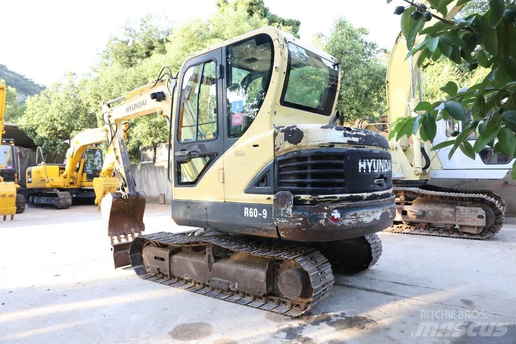 Hyundai R60-9 小型挖土機/掘鑿機<7t(小型挖掘機)