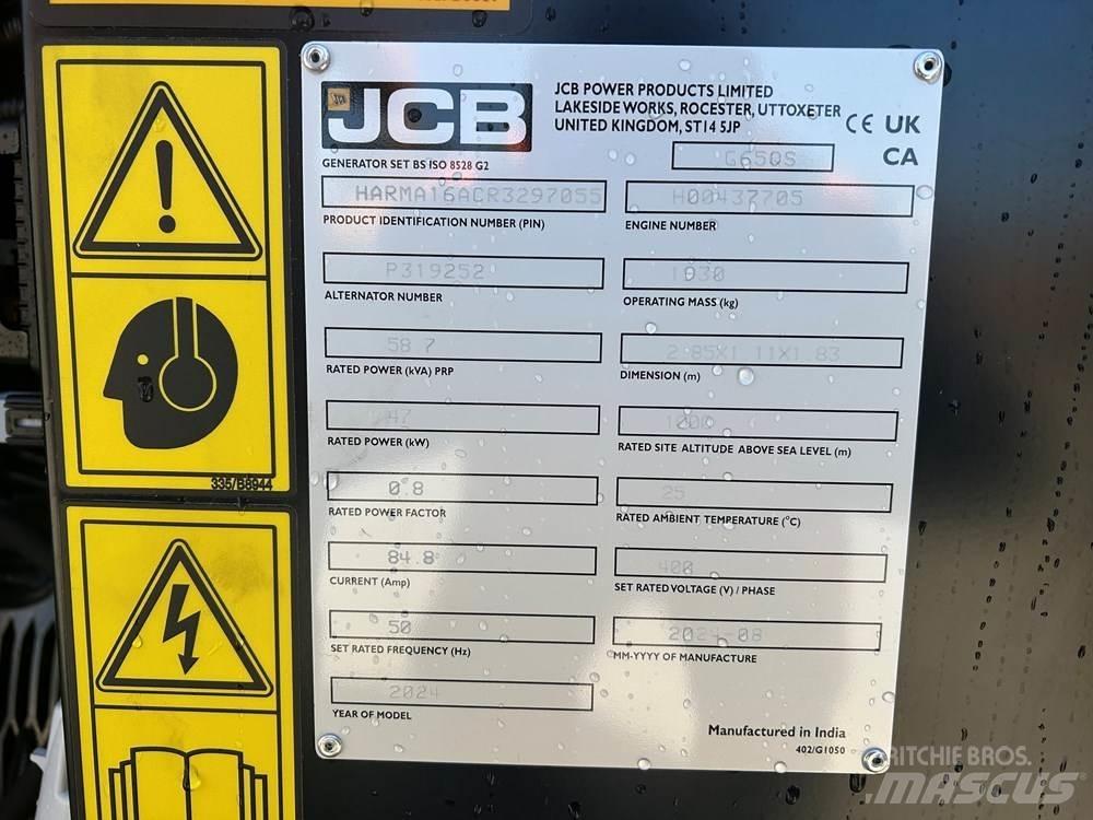 JCB G65QS 柴油發電機