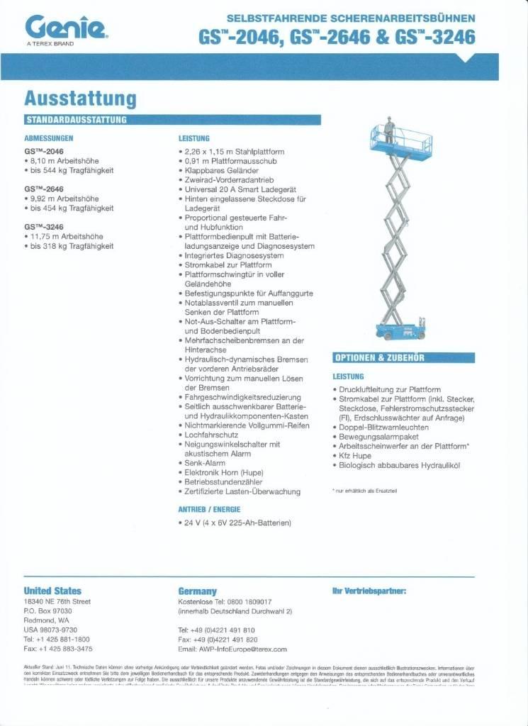 Genie GS 2646 剪式升降機