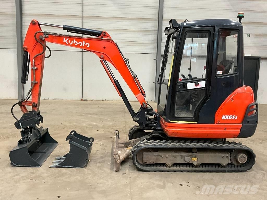 Kubota KX 61-3 小型挖土機/掘鑿機<7t(小型挖掘機)