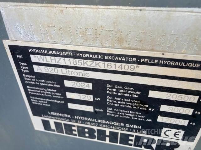 Liebherr A920 旋轉式挖土機/掘鑿機/挖掘機