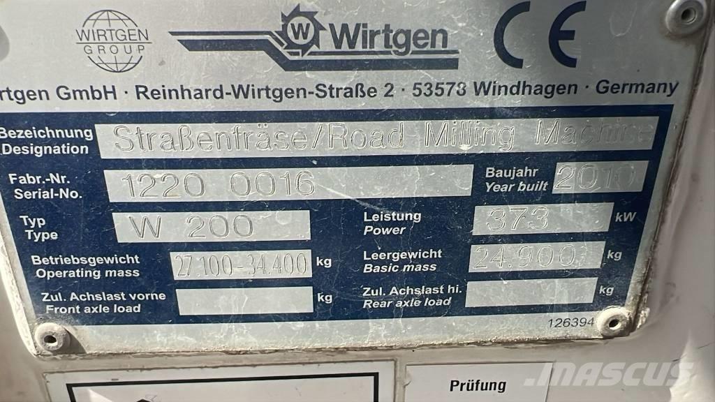 Wirtgen W 200 瀝青碎石設備