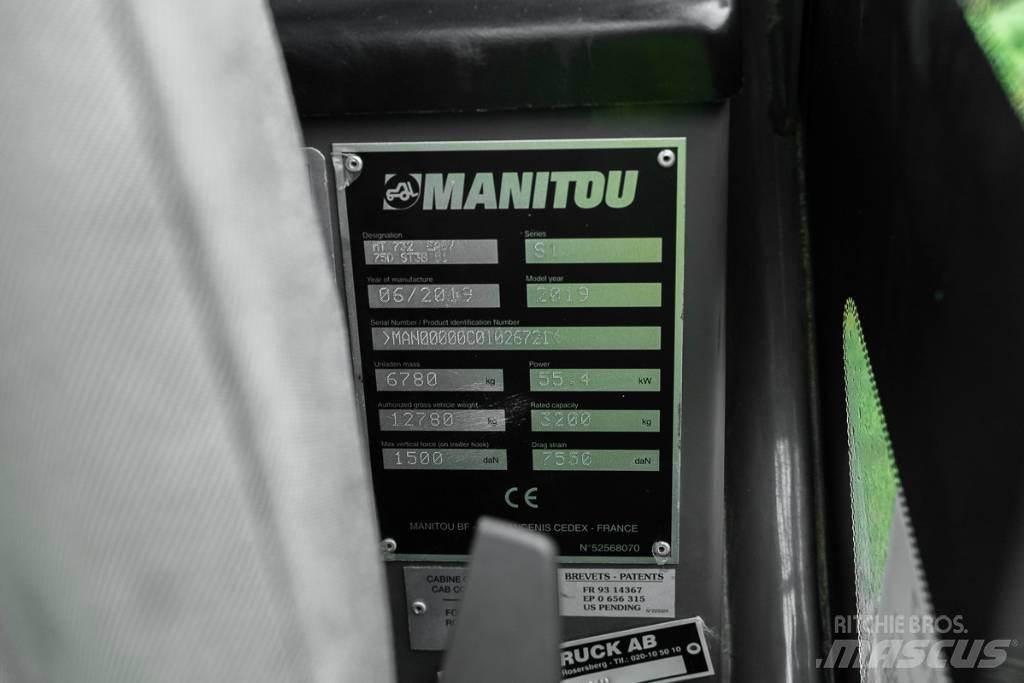 Manitou MT 732 伸縮臂操作車