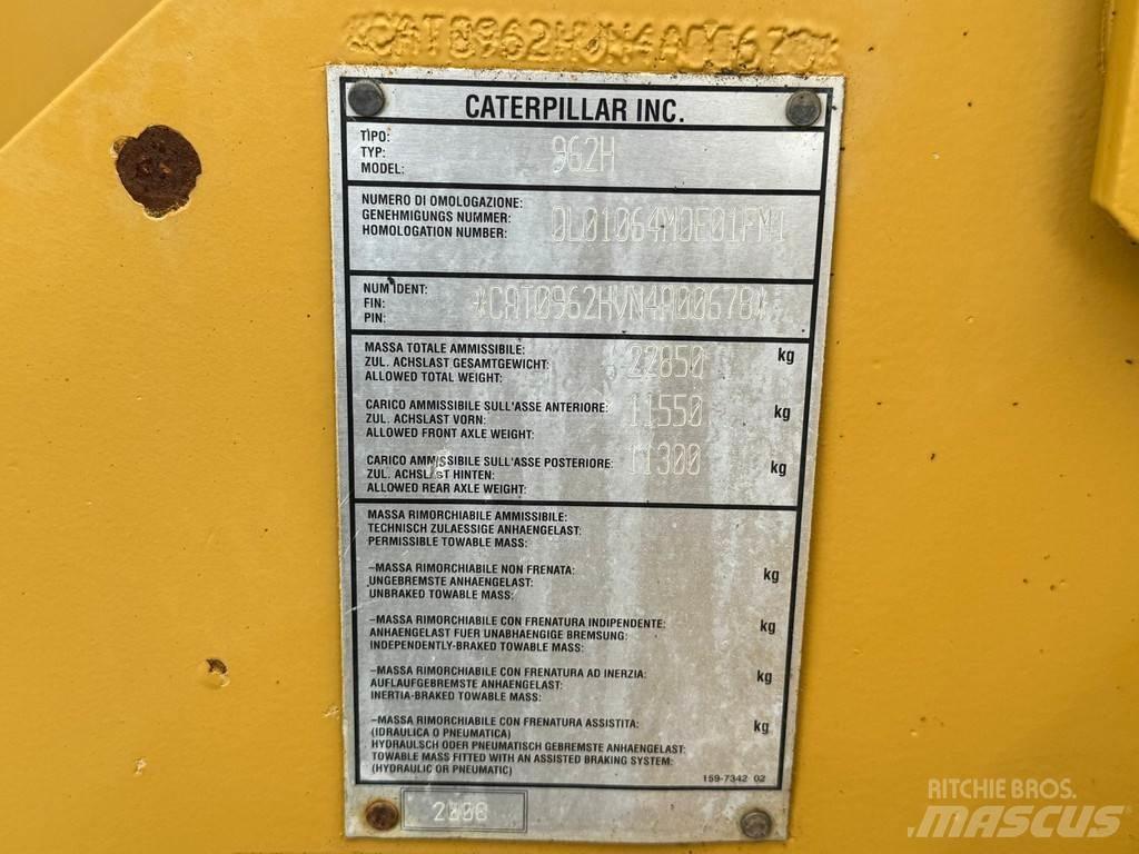 CAT 962H 輪胎式裝載機