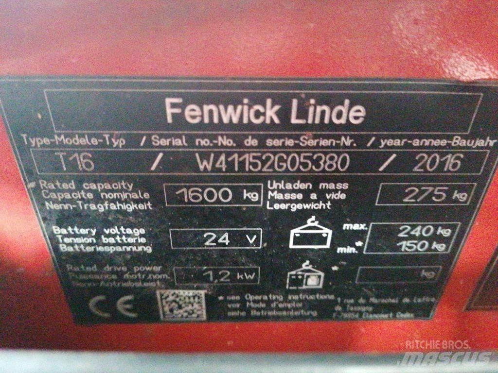 Linde T16 低架升降機