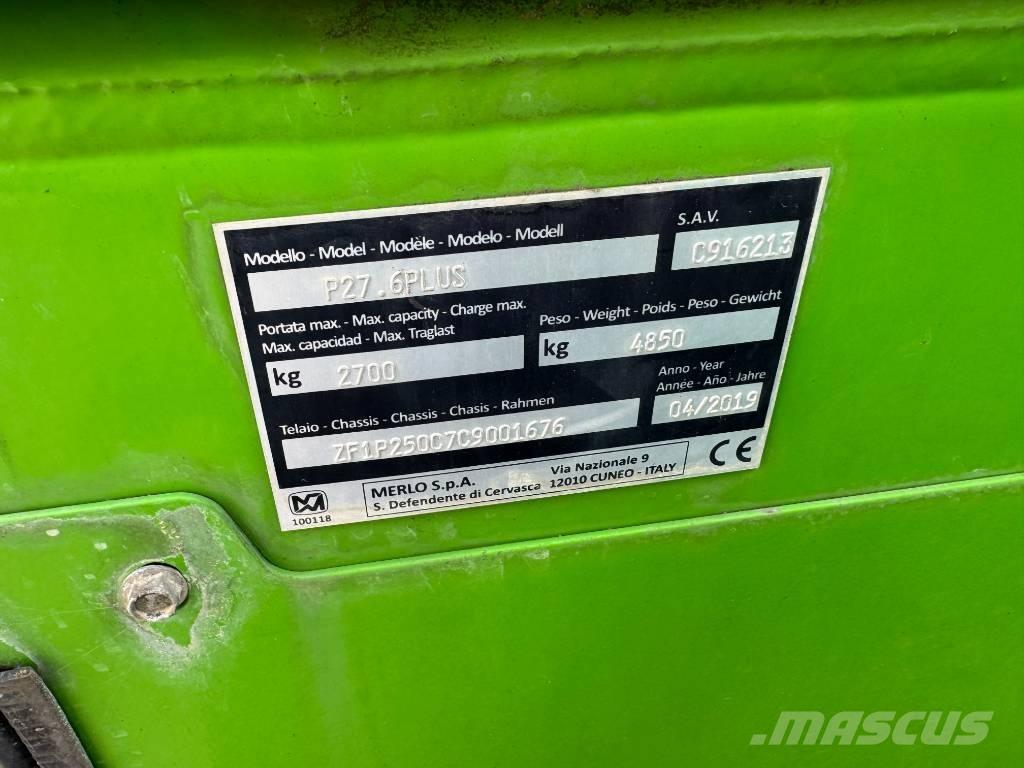 Merlo P27.6 Plus 伸縮臂操作車
