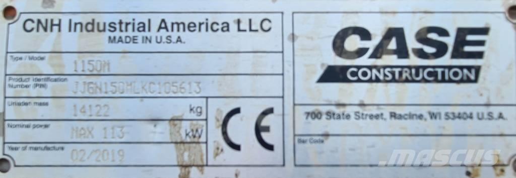 CASE 1150 M 履帶、鏈條和車盤