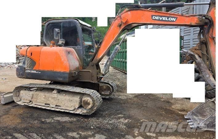Doosan DX55 小型挖土機/掘鑿機<7t(小型挖掘機)