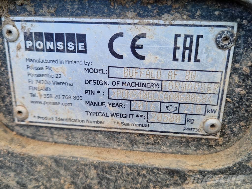 Ponsse Baffalo AF 收穫機