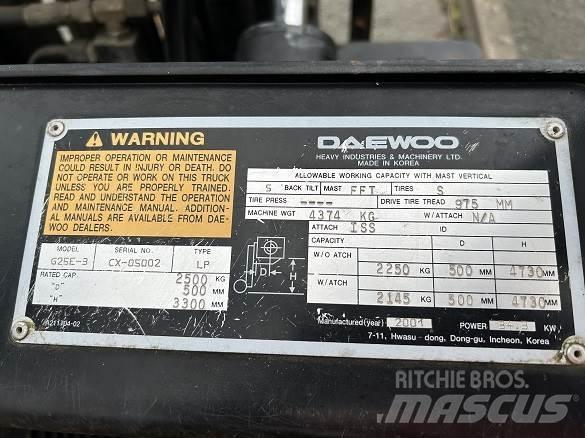 Daewoo G25E-3 其他