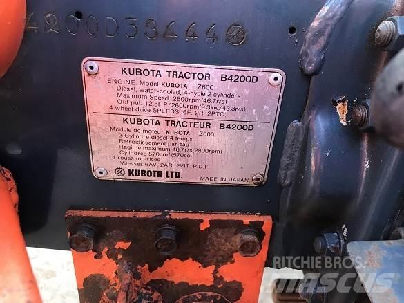 Kubota B4200 反鏟裝載機