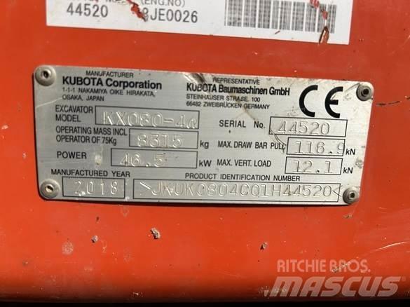 Kubota KX080 - 4 其他