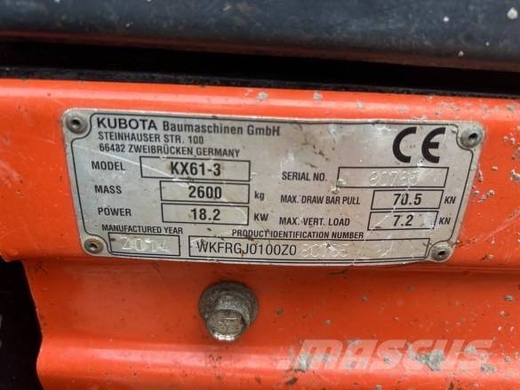 Kubota KX61-3 其他