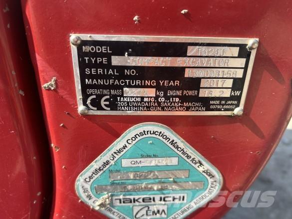 Takeuchi TB230 其他