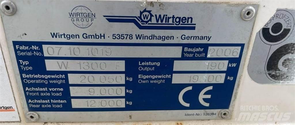 Wirtgen W 1300 F 瀝青冷銑刨機/銑床