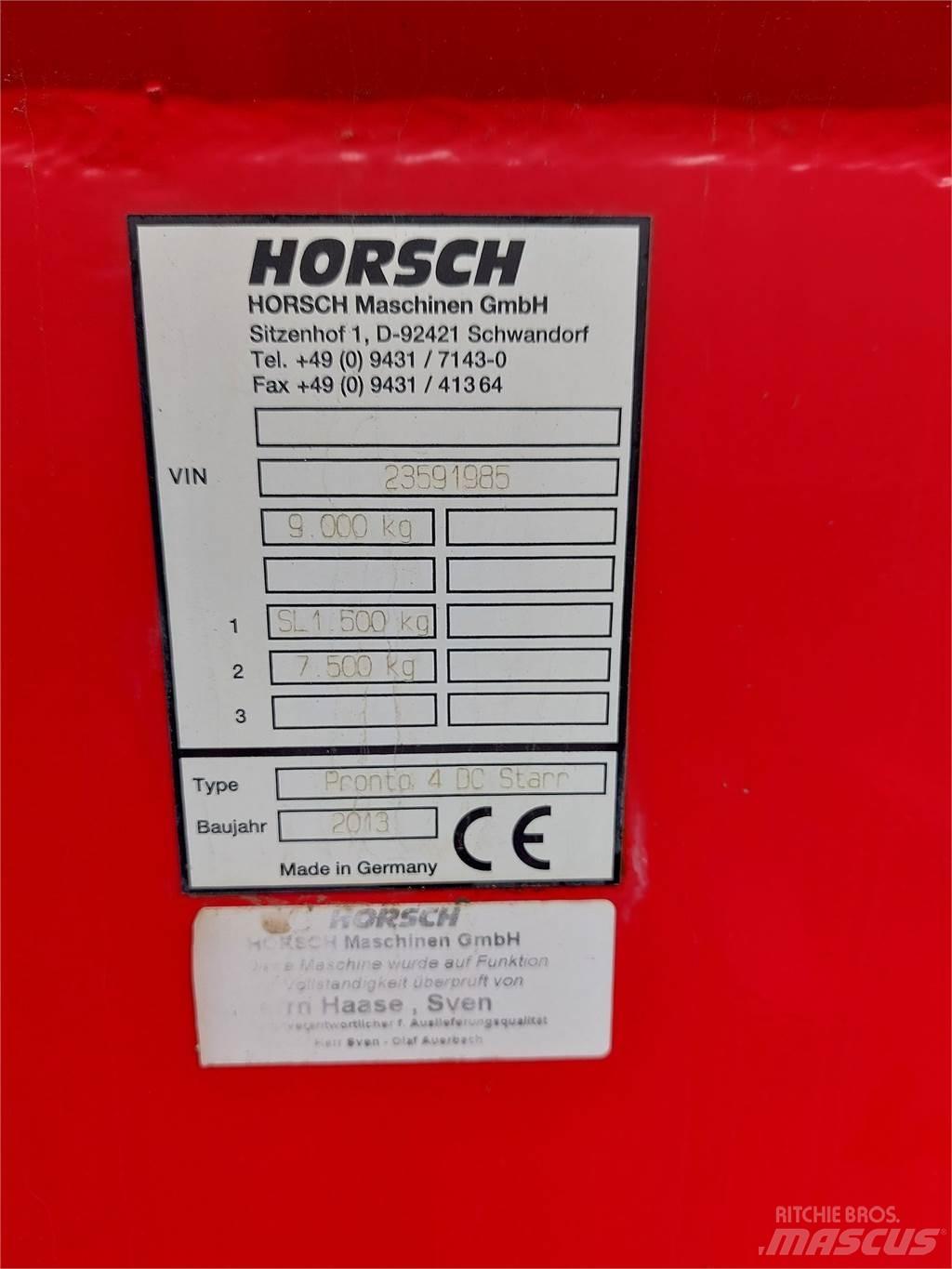 Horsch Pronto 4DC 其他耕耘機和配件